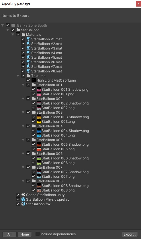 3D model - Star Balloon with physics