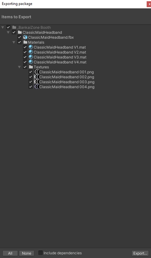 3D model - Classic Maid Headband