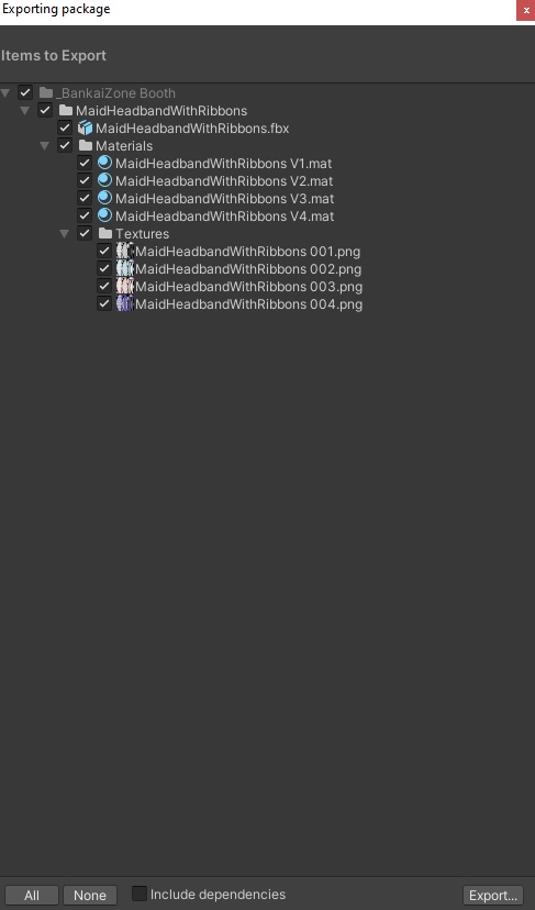 3D model - Maid Headband with Ribbons