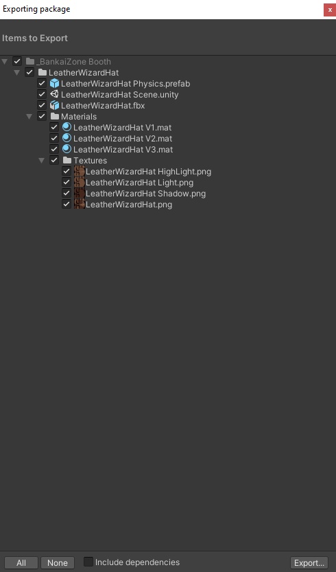 3D model - Leather Wizard Hat with physics