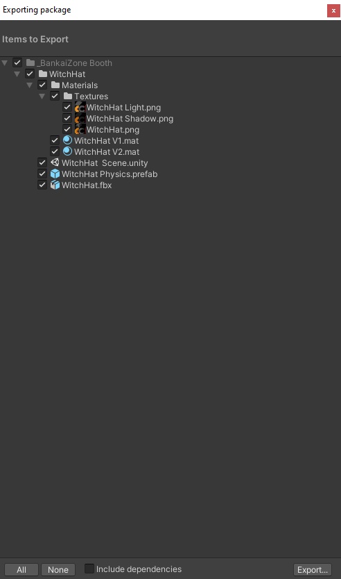 3D model - Witch Hat with physics