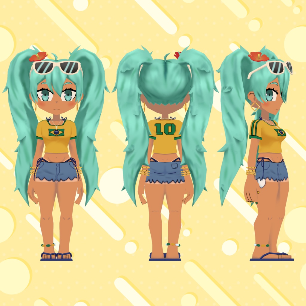 Brazilian Miku's Retrochibi Free Model
