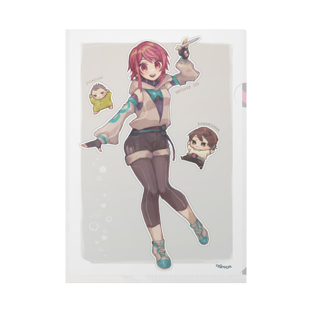 八夜水クリアファイル