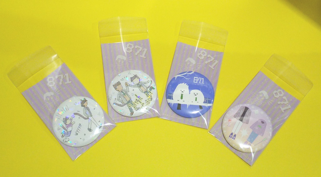 柳イチ イメージ缶バッジ