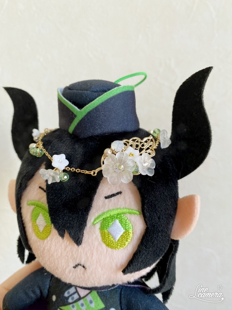 EXぬい用　お花のサークレット　