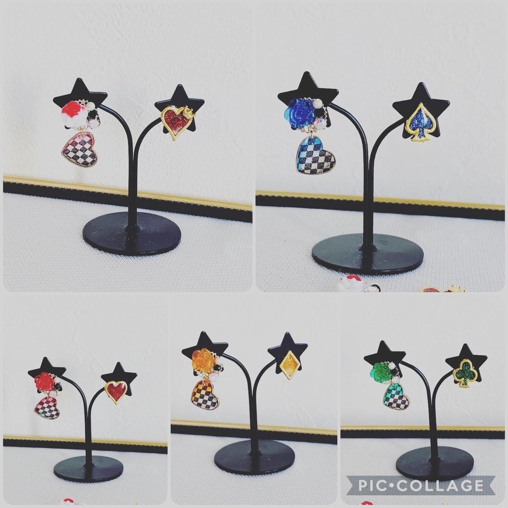 ハーツラビュル寮イメージ ピアス/イヤリング