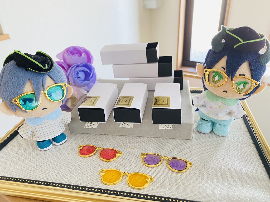 再受注 10センチぬい用 サングラス&眼鏡