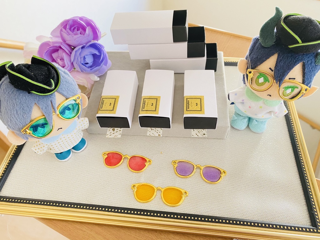 再受注 10センチぬい用 サングラス&眼鏡