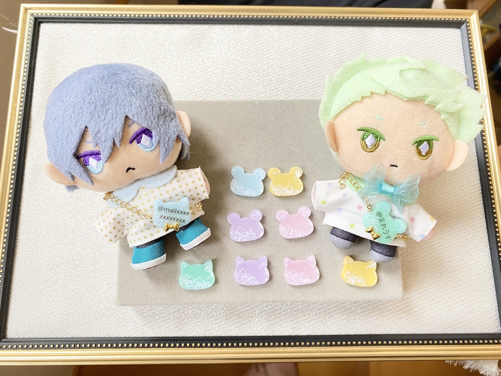 再頒布 おなまえ ぽしぇっと くまちゃん、ねこちゃん