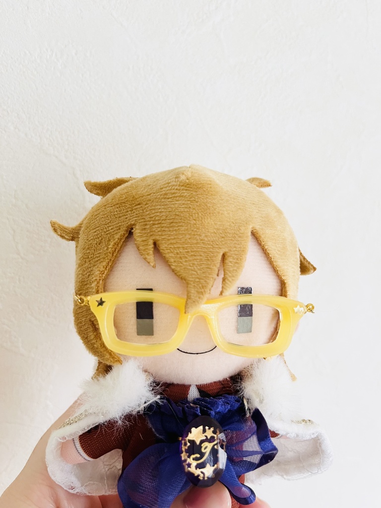 ミルキーカラーお星様縁メガネ