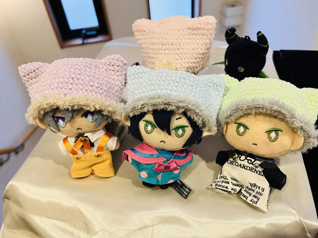 ゆるふわねこみみ帽子