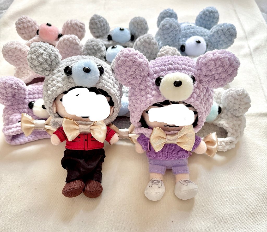 おめかしくまちゃん帽子　すのチル用