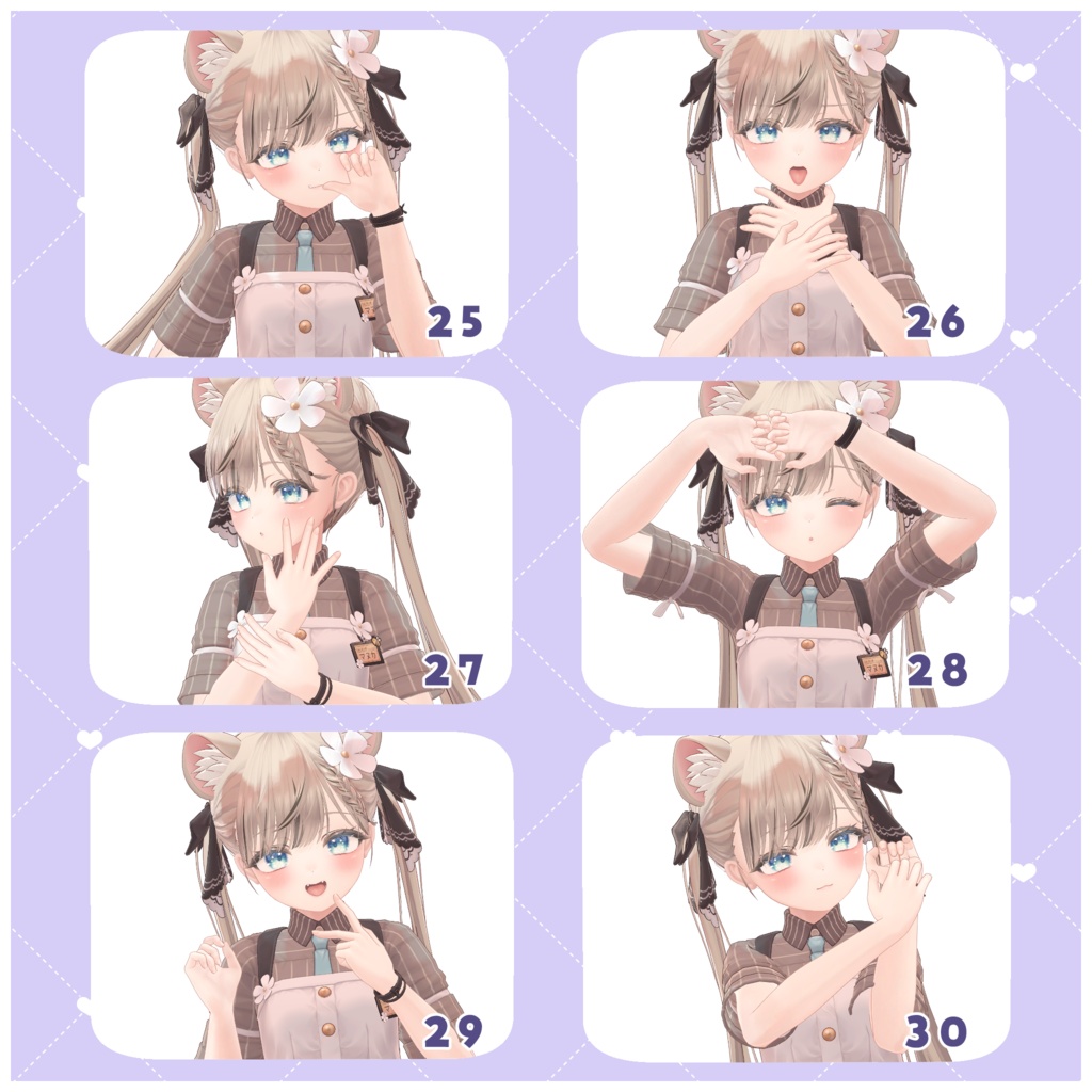 【無料】ネイルを魅せたいハンドサイン&ポーズセット