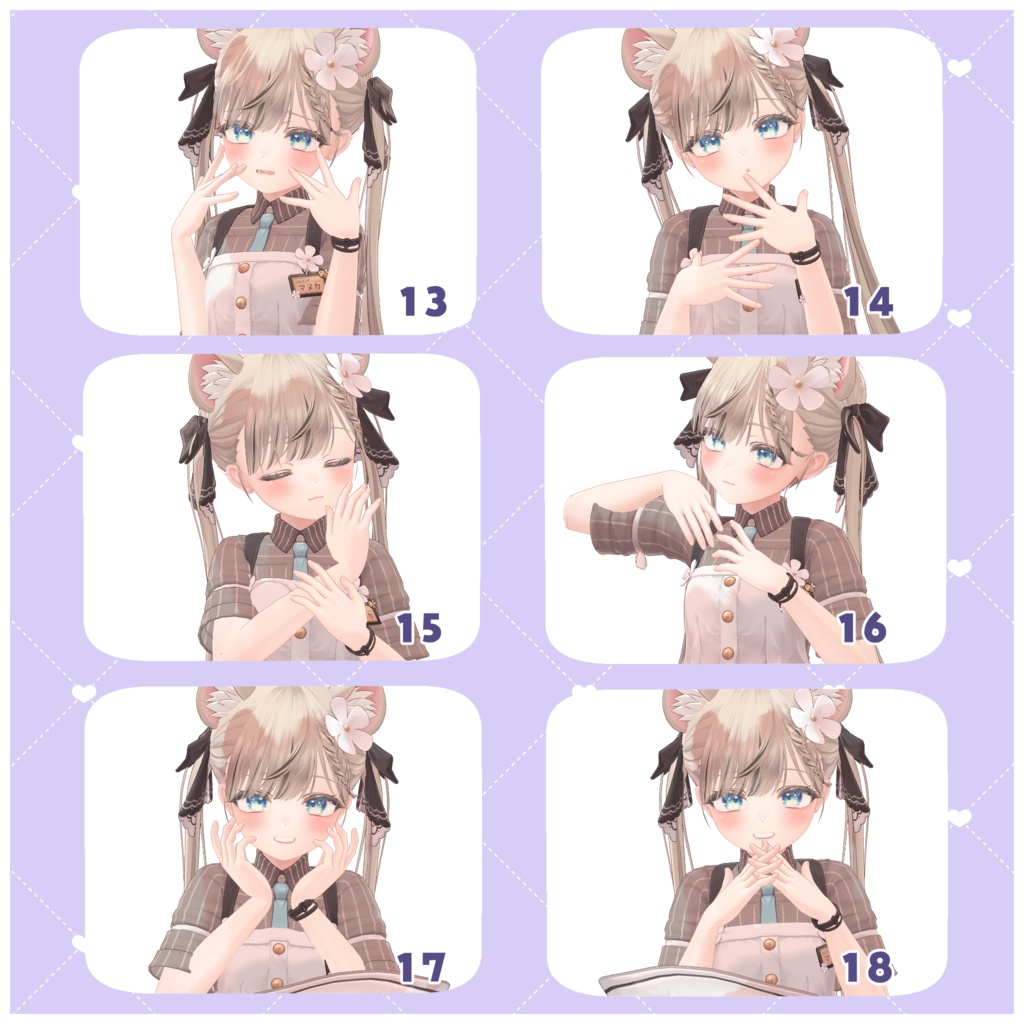 【無料】ネイルを魅せたいハンドサイン&ポーズセット