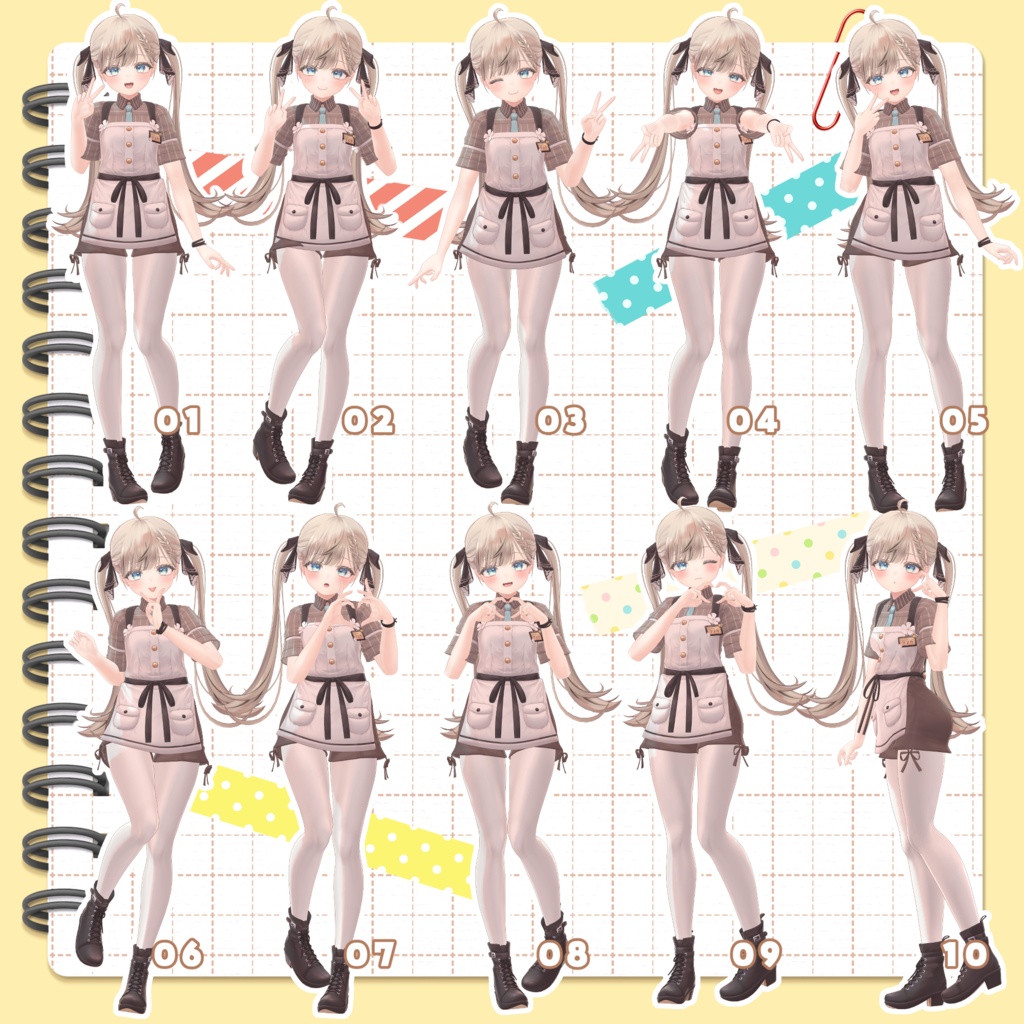 【Manuka無料】ふぉとぽーず📸【9アバター対応】