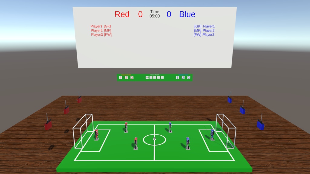 【無料】VRChat用ロボット操縦システム「Yenda」サッカー版