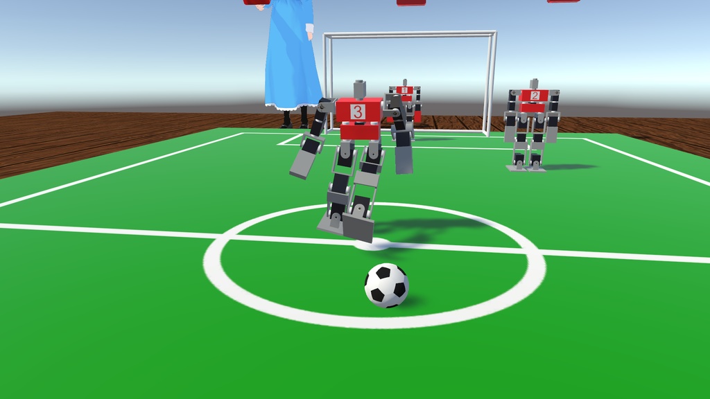 【無料】VRChat用ロボット操縦システム「Yenda」サッカー版