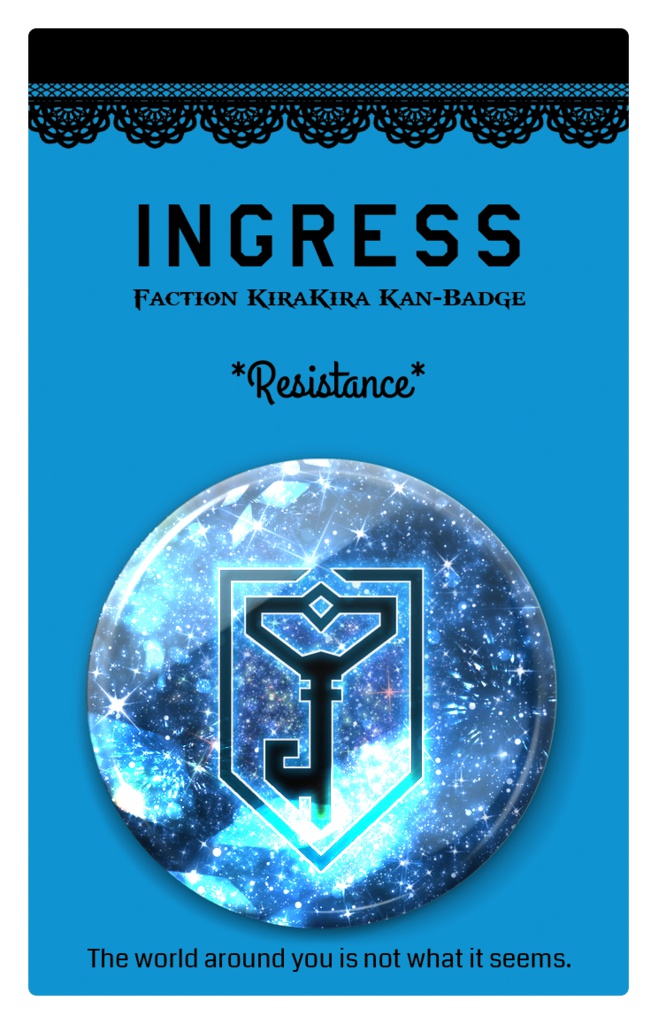 ホログラム陣営キラキラ缶バッジ