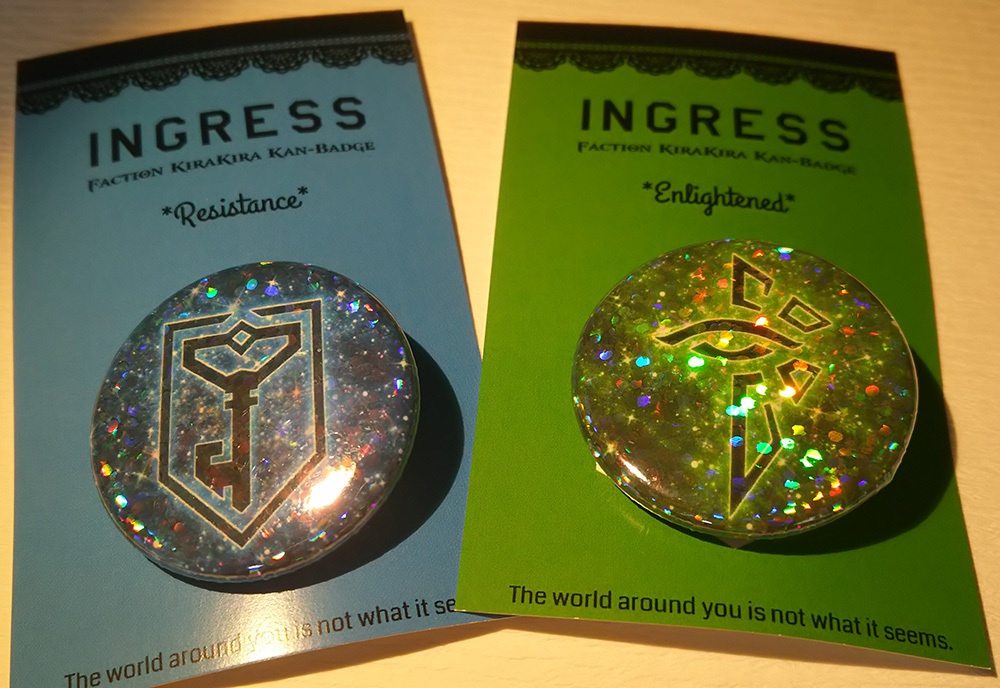 ホログラム陣営キラキラ缶バッジ