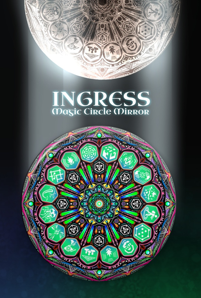 INGRESS Magic Circle Mirror