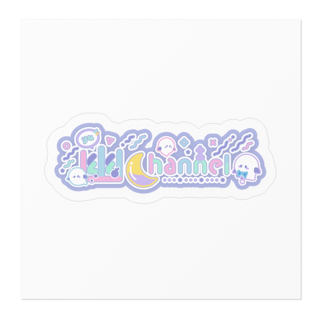 幽チャンネル ロゴステッカー