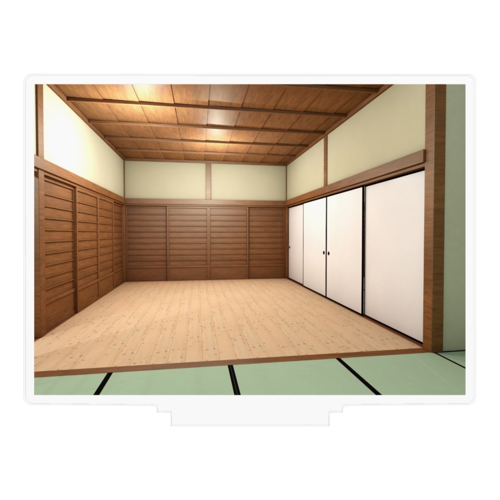 和室背景アクリルスタンド2 幅10cmx高さ7cm