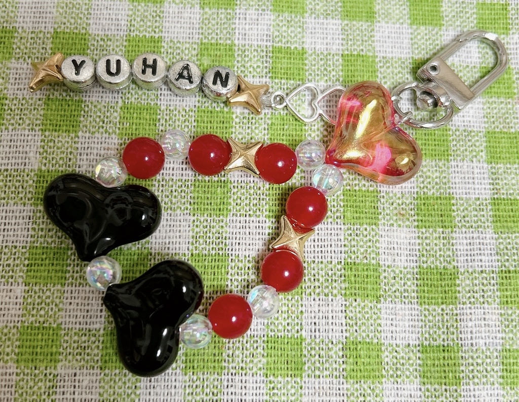 別邸概念ビーズキーホルダー