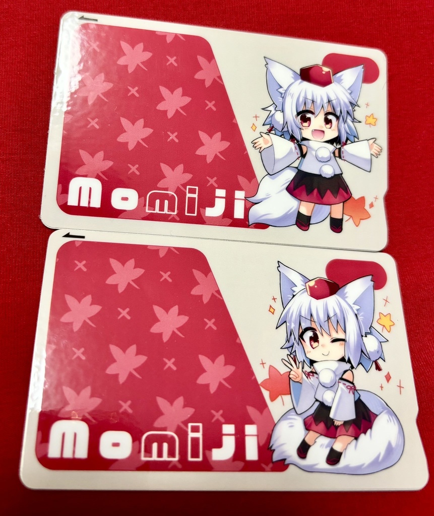 椛ちゃんICカードステッカー🍁