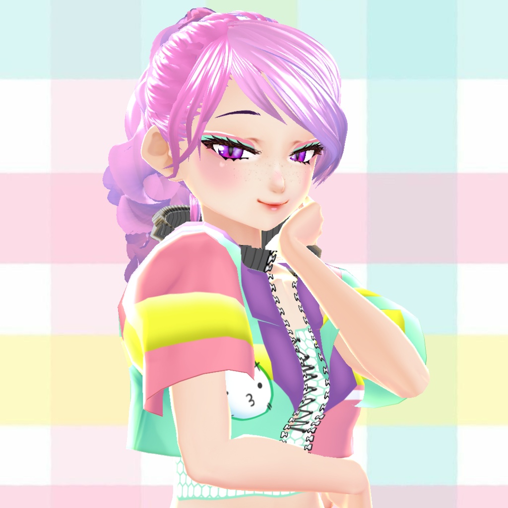 Pastel Techno Style Full Set [VROID]