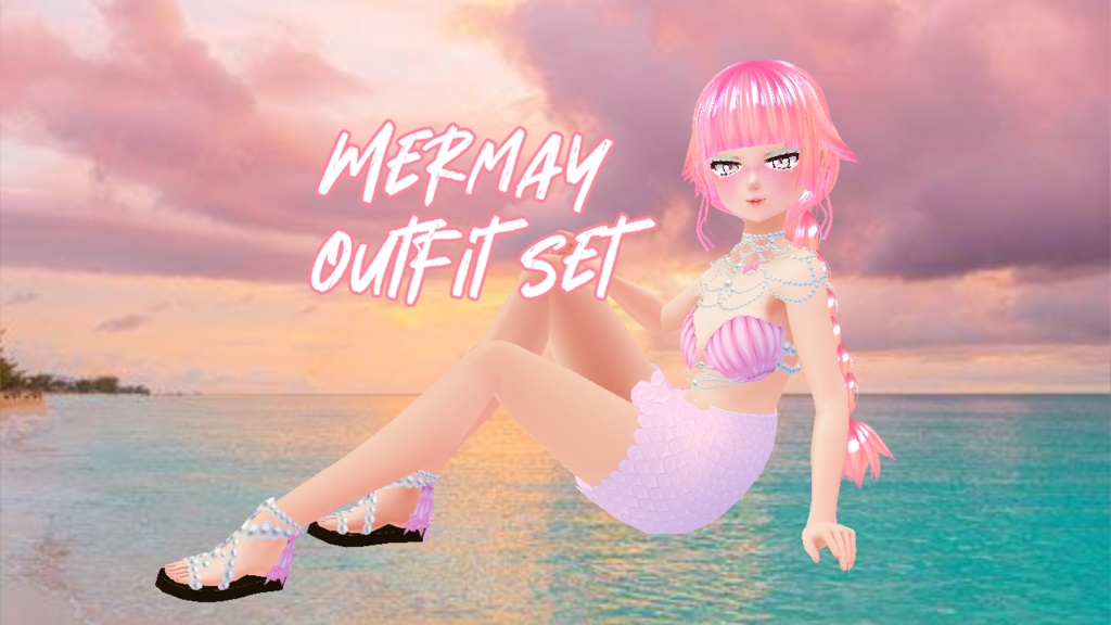 [VROID] Mermay Outfit Set
