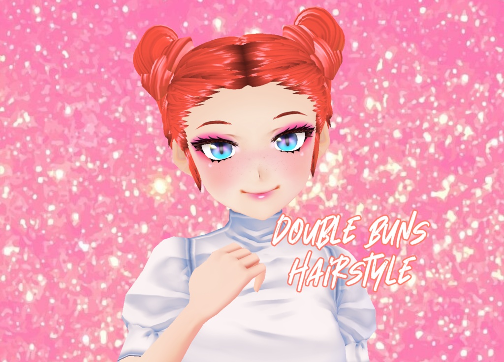 [VROID] Space Double Buns