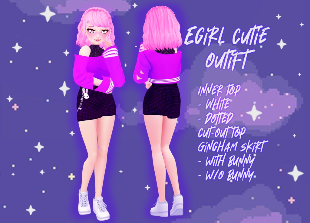 Egirl Cutie Outfit Set [VROID]