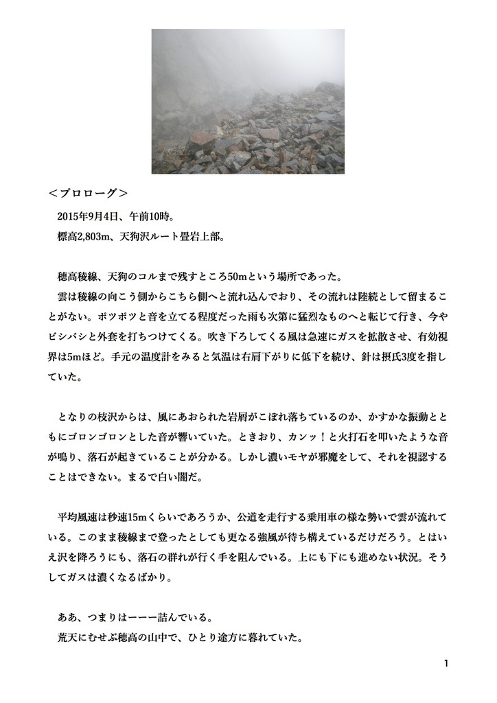 【エアコミティア(COMITIA132extra)限定】 北鎌尾根 & ジャンダルム 登山同人誌2冊セット