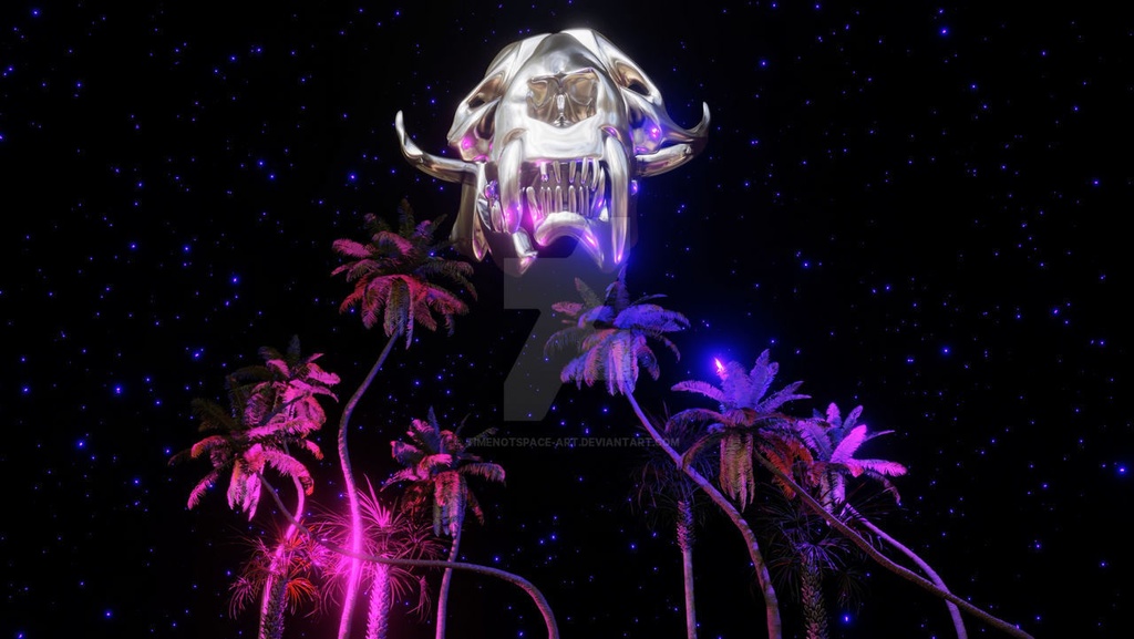 [ ancient era palm oasis ] motion art & art still