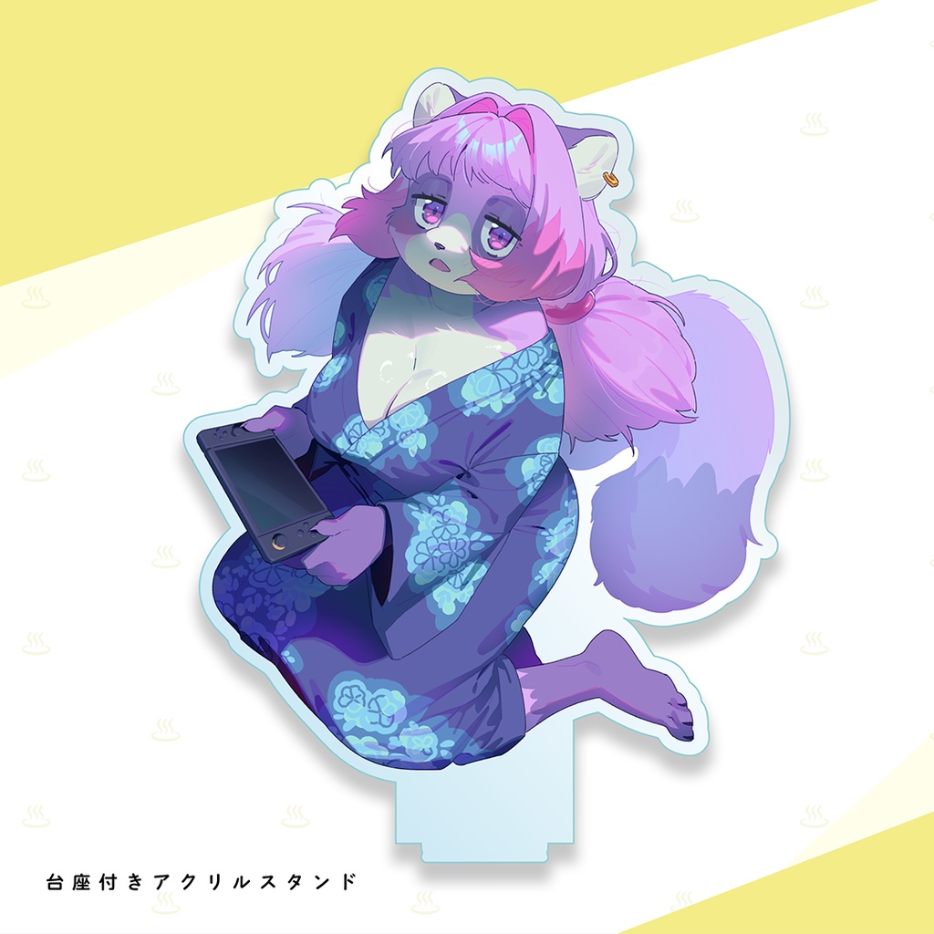 旅館トラベルシリーズ：サトリ　台座付きアクリルフィギュア