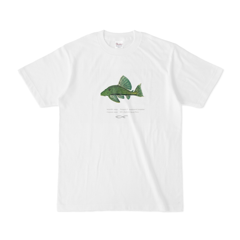 Osakanacraft T-shirt Panaque cf. armbrusteri`tocantins` （027, Platinum Royal Pleco）  