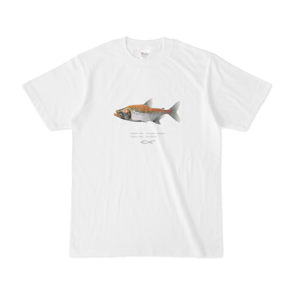 Osakanacraft T-shirt Piranha Serrasalmus elongatus(Pike Piranha)