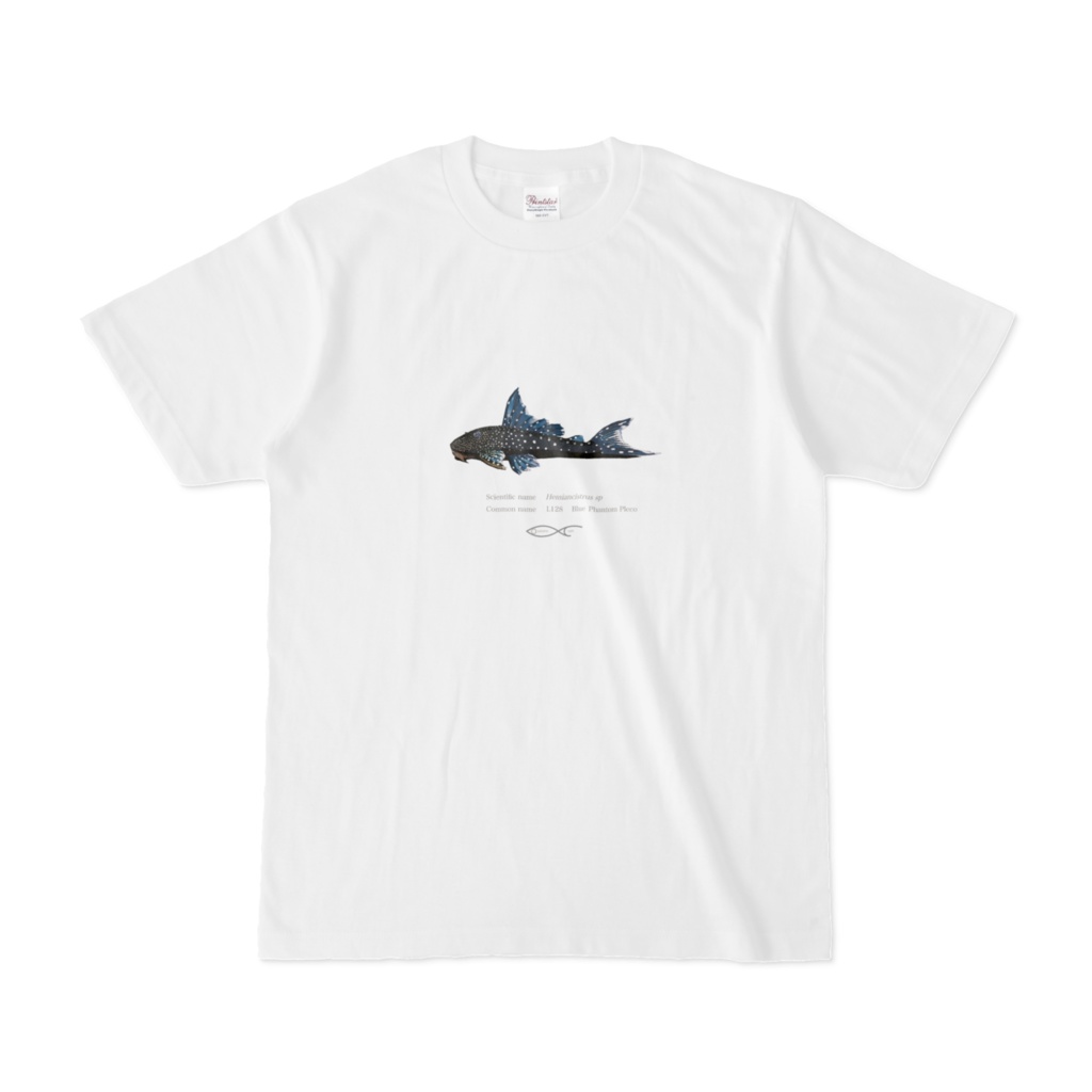 Osakanacraft T-shirt Pleco other Hemiancistrus sp（L128 Blue Phantom Pleco)