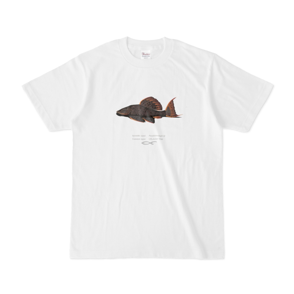 Osakanacraft T-shirt Pleco other Pseudorinelepis sp L95(Archer Fish)