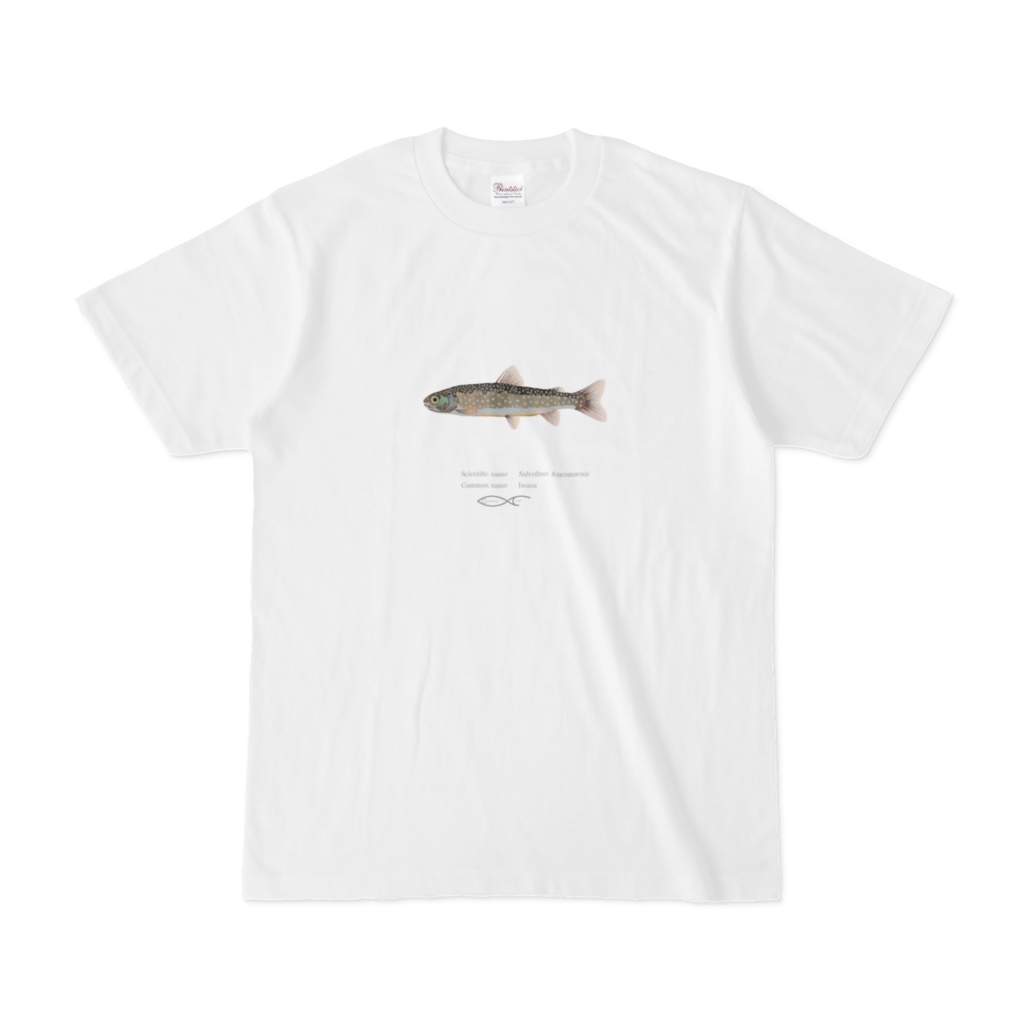 Osakanacraft T-shirt Salmonidae Salvelinus leucomaenis(Iwana)