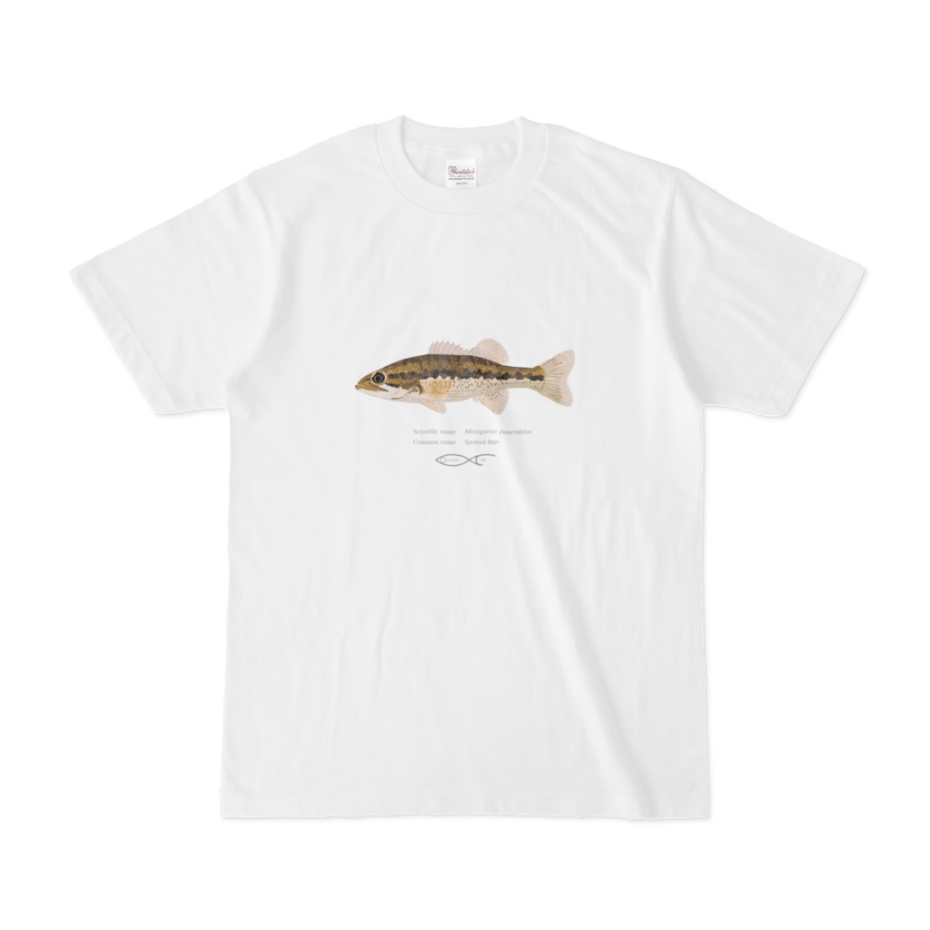 Osakanacraft T-shirt Sunfish Micropterus punctulatus(Spotted Bass )