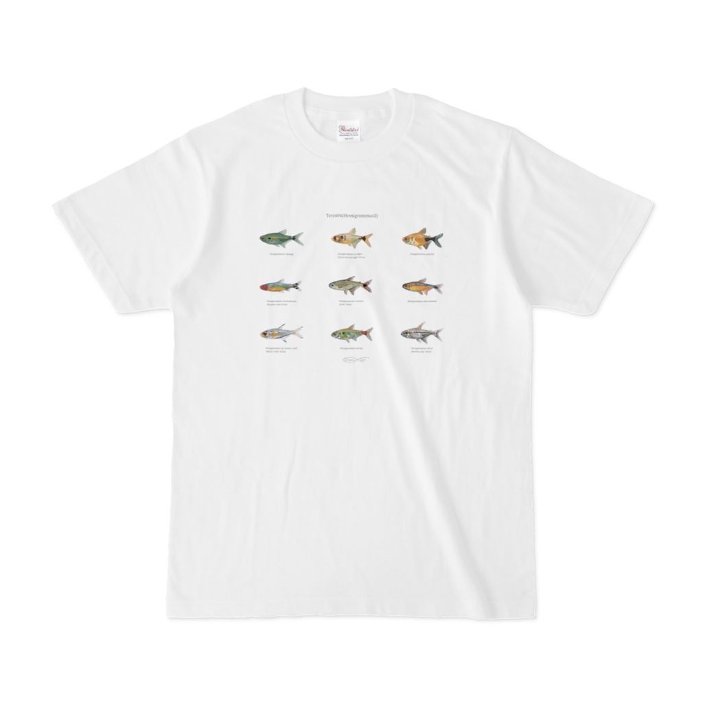 Osakanacraft T-shirt Tetra04(Hemigrammus2)