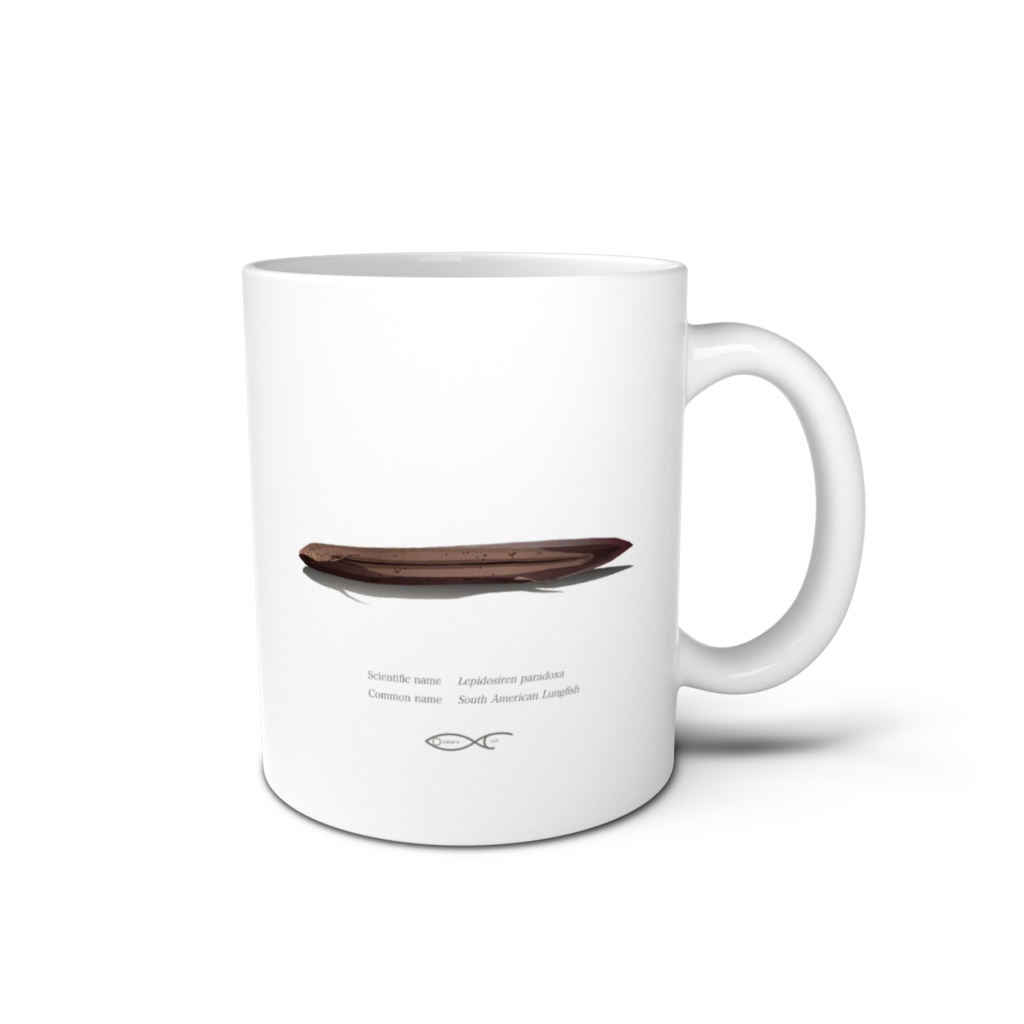 Osakanacraft Mug Lungfish Lepidosiren paradoxa(South American Lungfish)