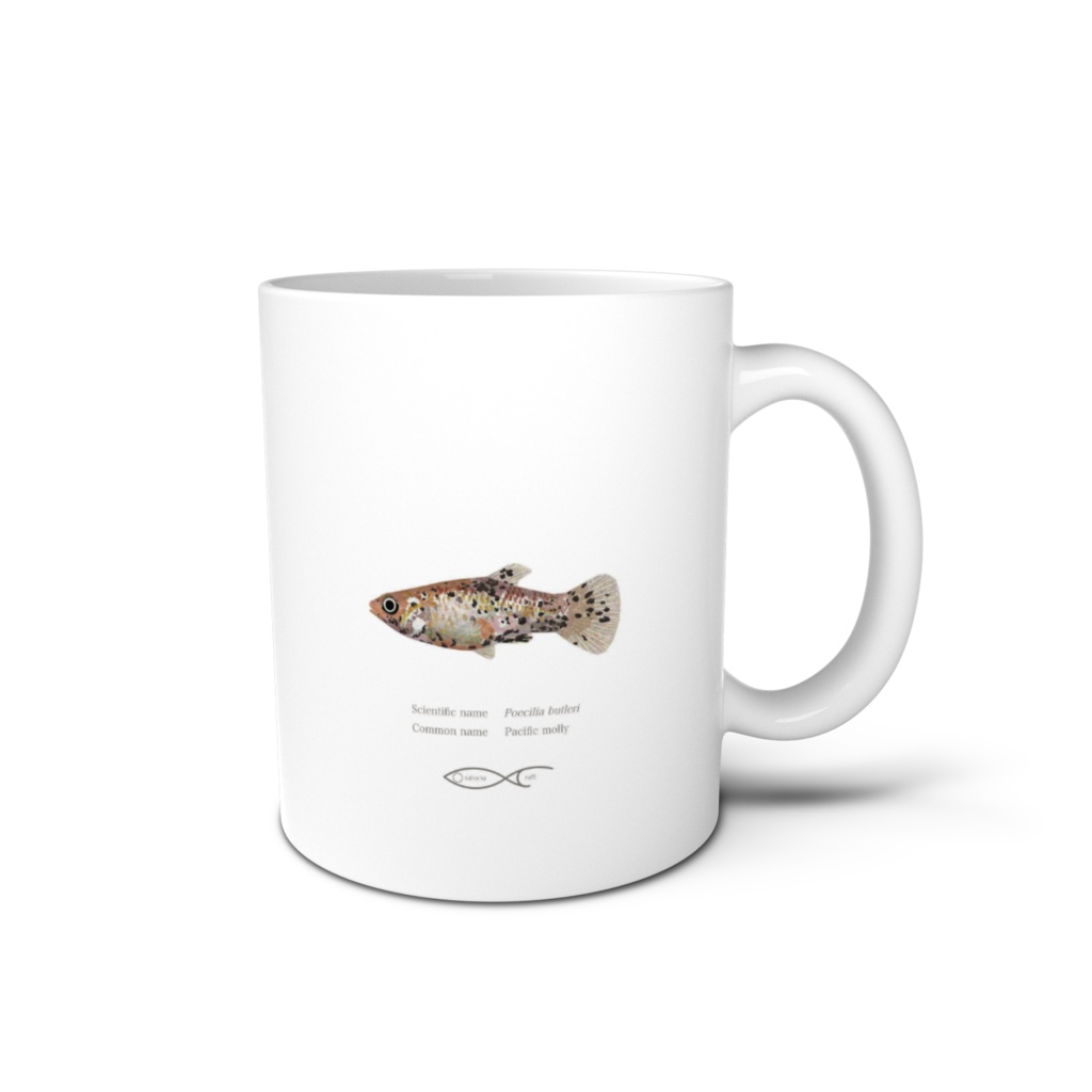 Osakanacraft Mug Molly Poecilia butleri(Pacific molly)