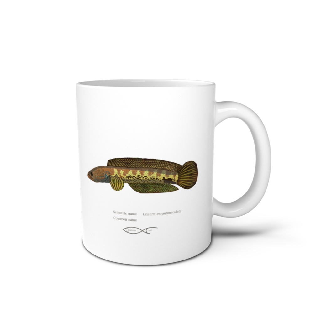 Osakanacraft Mug Snakehead Channa aurantimaculata