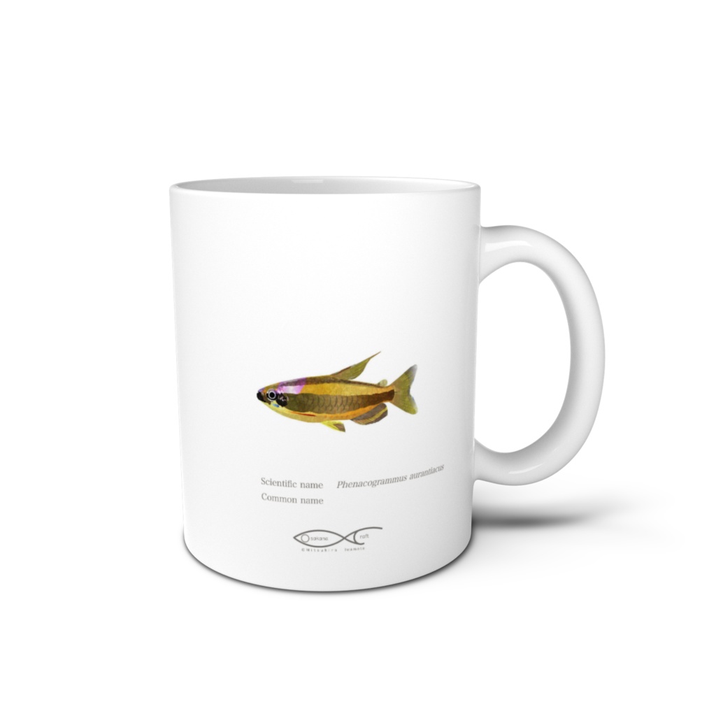 Osakanacraft Mug African Tetra Phenacogrammus aurantiacus