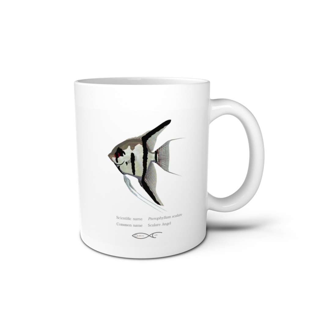 Osakanacraft Mug Angelfish Pterophyllum scalare（scalare Angel) 