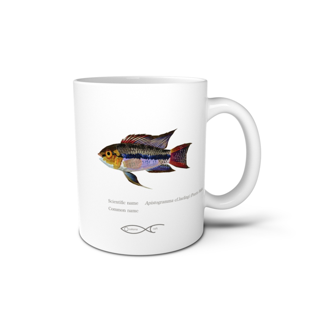 Osakanacraft Mug Apistogramma cf.luelingi (Puerto Maldonado)