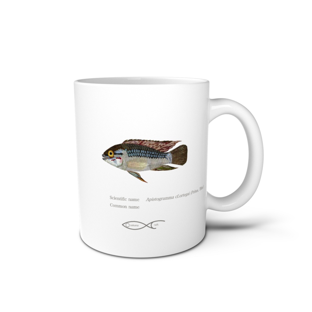 Osakanacraft Mug Apistogramma cf.ortegai (Pebas, 'Blue')