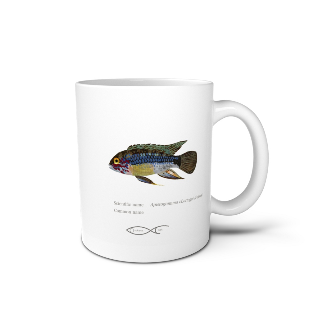 Osakanacraft Mug Apistogramma cf.ortegai (Pebas)